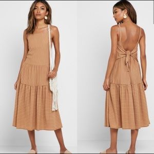 Top Shop Square Neck Midi Dress